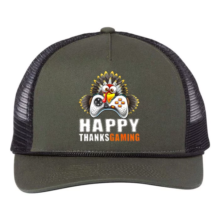 Funny Video Game Console Turkey Thanksgiving Gamers Gaming Retro Rope Trucker Hat Cap