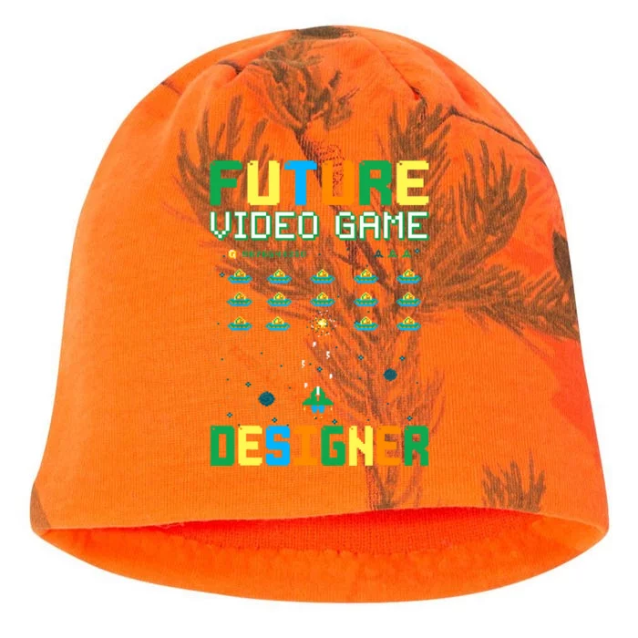 Future Video Game Designer For Game Developer Kati - Camo Knit Beanie