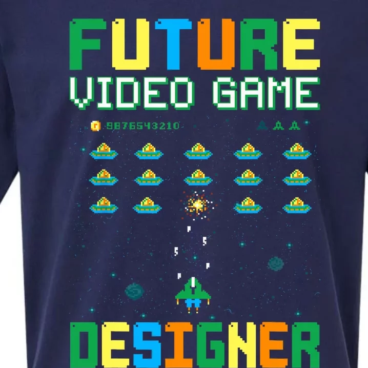 Future Video Game Designer For Game Developer Sueded Cloud Jersey T-Shirt