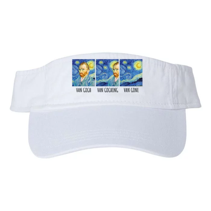 Funny Van Gogh Van Goghing Van Gone Fine Art Painting Joke Valucap Bio-Washed Visor