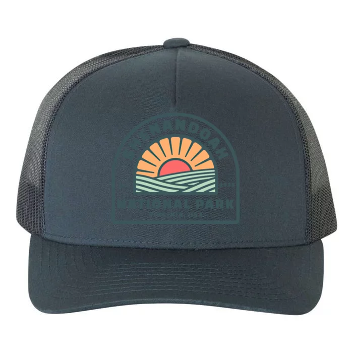 Family Vacation Gift Cute Gift Retro Shenandoah National Park Gift Yupoong Adult 5-Panel Trucker Hat