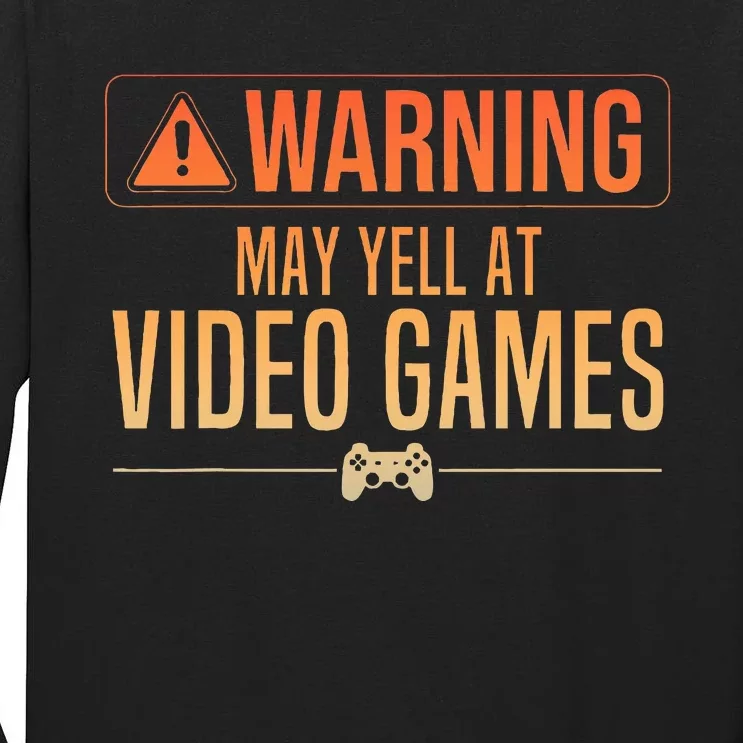 Funny Video Game Nerd Pc Gamer Tall Long Sleeve T-Shirt