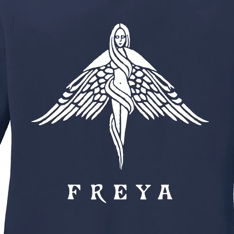 Freya Viking Goddess Ladies Long Sleeve Shirt