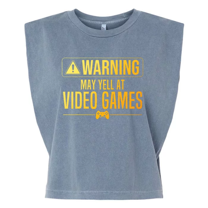 Funny Video Game Art For Gaming Nerd Pc Gamer Garment-Dyed Women's Muscle Tee