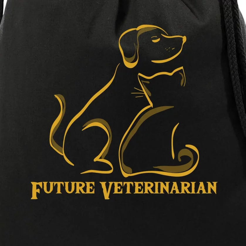 Future Veterinarian Gift Fun Vet Student Gift Drawstring Bag