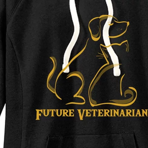 Future Veterinarian Gift Fun Vet Student Gift Women's Fleece Hoodie