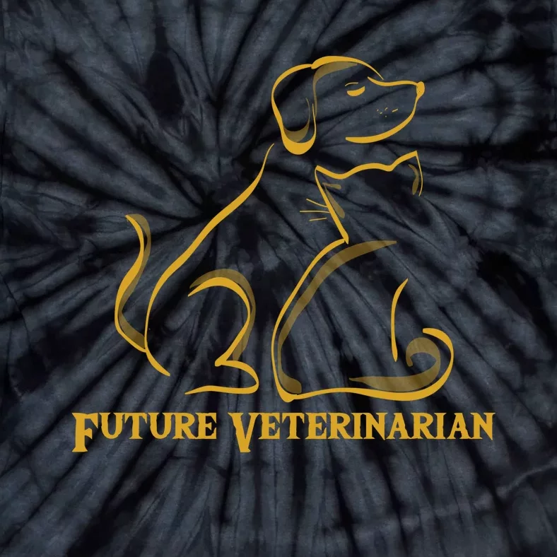 Future Veterinarian Gift Fun Vet Student Gift Tie-Dye T-Shirt