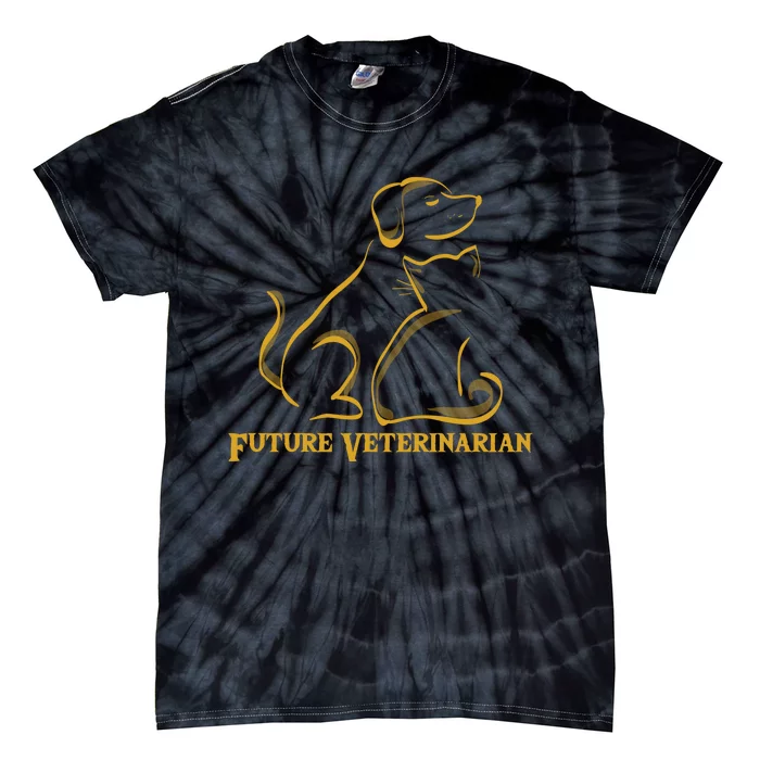 Future Veterinarian Gift Fun Vet Student Gift Tie-Dye T-Shirt