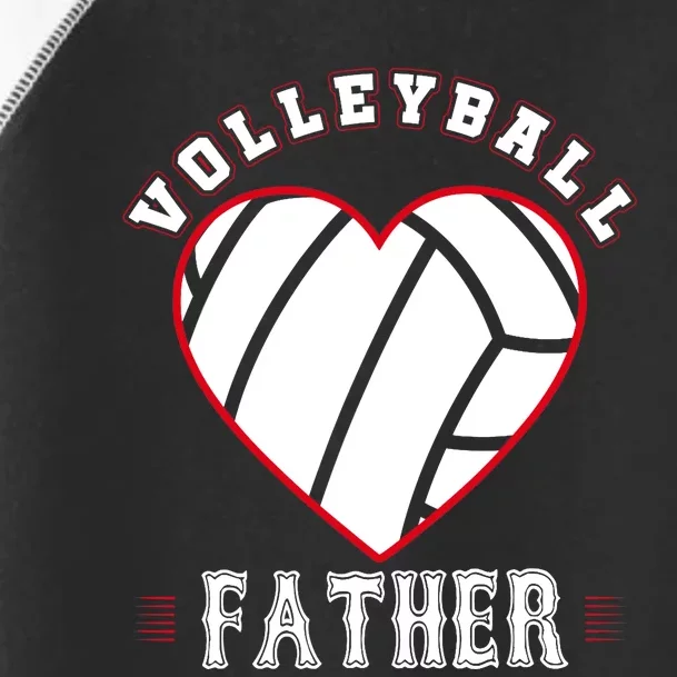 Father Volleyball Gifts Funny Father's Day Sports Lover Dad Toddler Fine Jersey T-Shirt