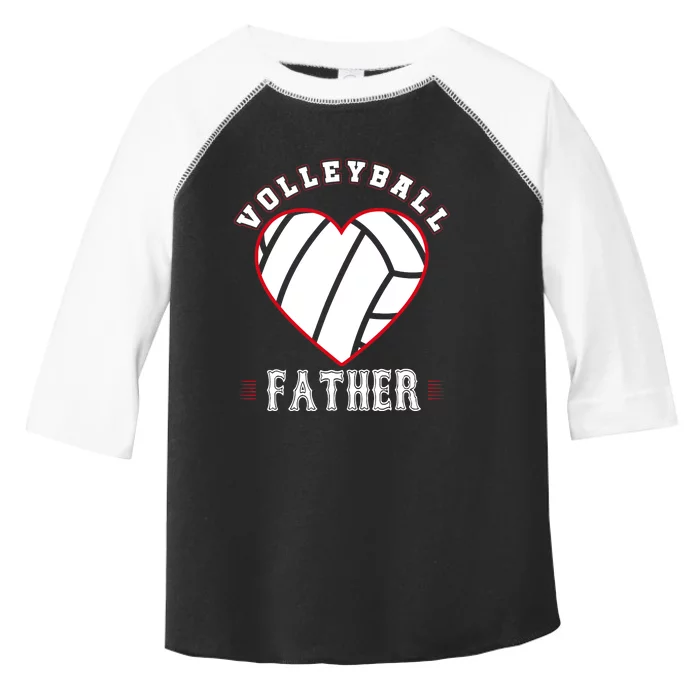 Father Volleyball Gifts Funny Father's Day Sports Lover Dad Toddler Fine Jersey T-Shirt