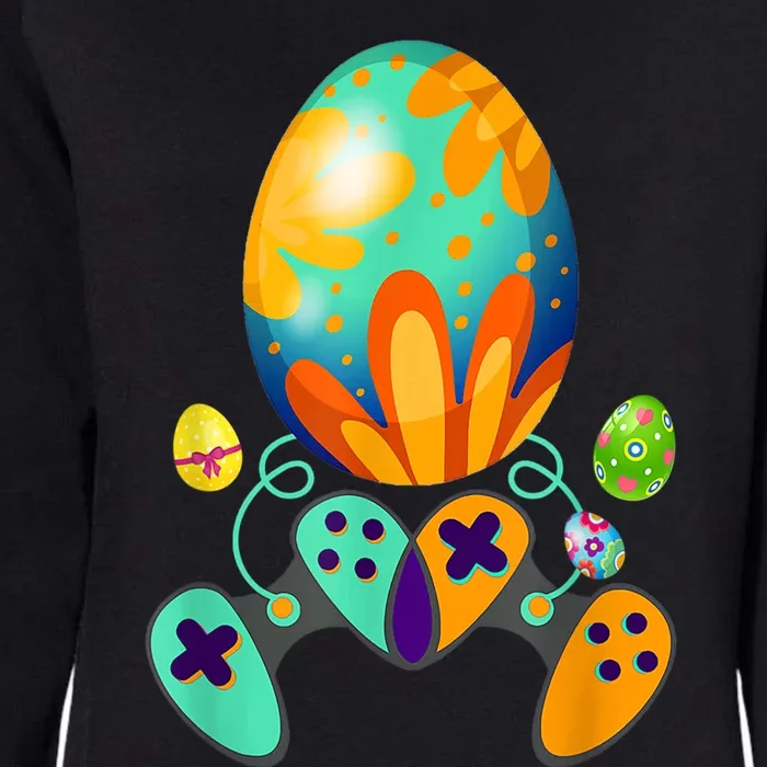 Funny Video Game Gift Easter Eggs Gaming Console Control Funny Gift Womens California Wash Sweatshirt