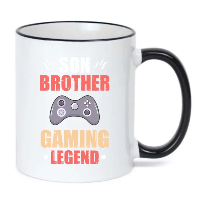 Funny Video Gamer Son Brother Gaming Legend Black Color Changing Mug