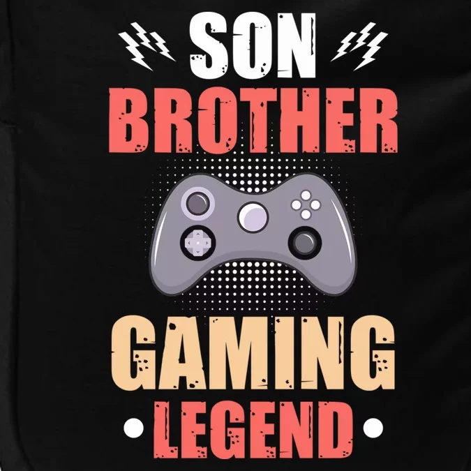 Funny Video Gamer Son Brother Gaming Legend Impact Tech Backpack