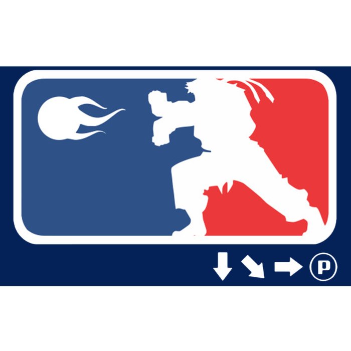 Fighters Video Game League Player Logo Bumper Sticker