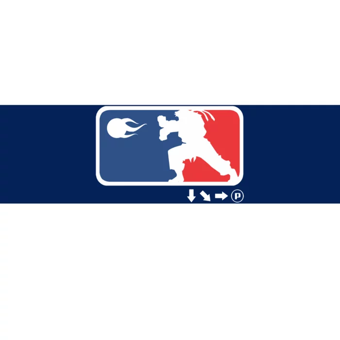 Fighters Video Game League Player Logo Bumper Sticker