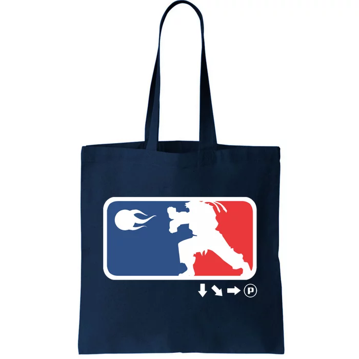 Fighters Video Game League Player Logo Tote Bag