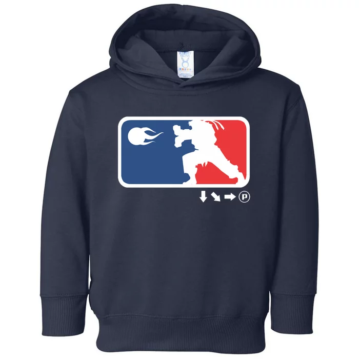 Fighters Video Game League Player Logo Toddler Hoodie