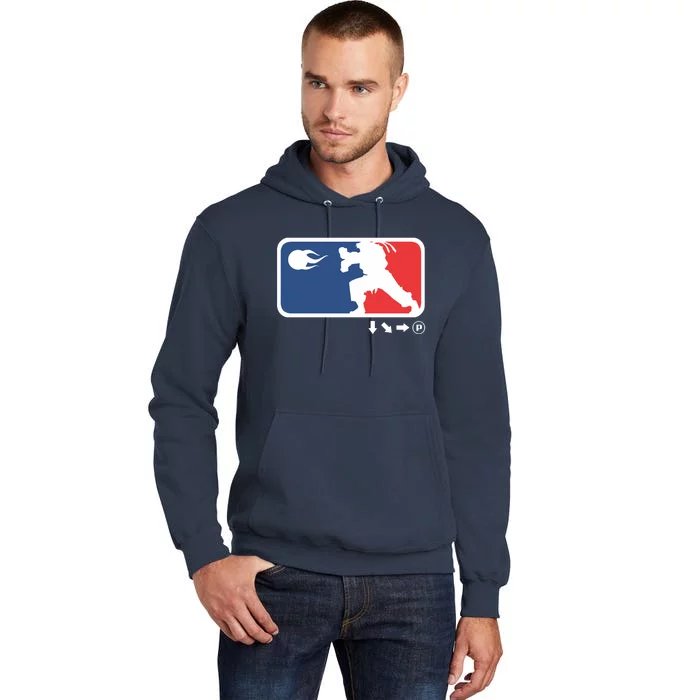 Fighters Video Game League Player Logo Tall Hoodie