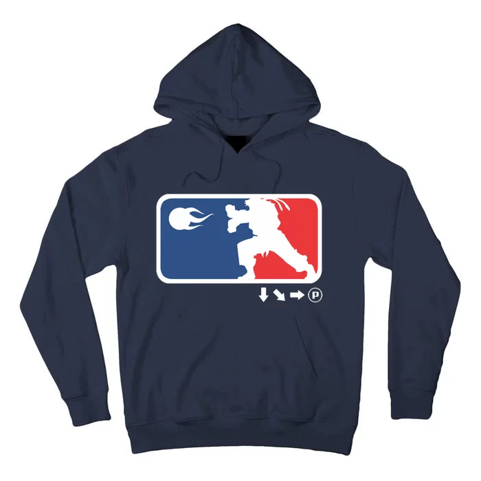 Fighters Video Game League Player Logo Tall Hoodie