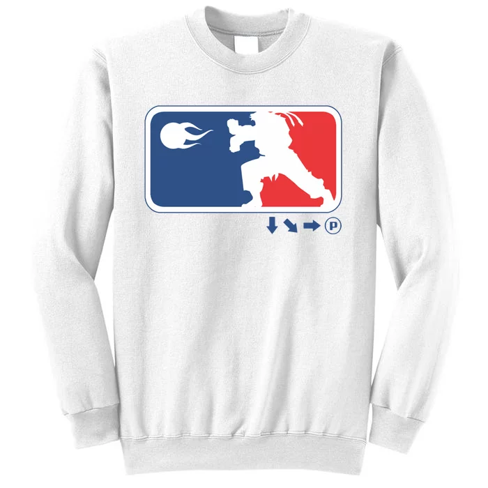 Fighters Video Game League Player Logo Sweatshirt