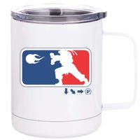 Fighters Video Game League Player Logo 12 oz Stainless Steel Tumbler Cup