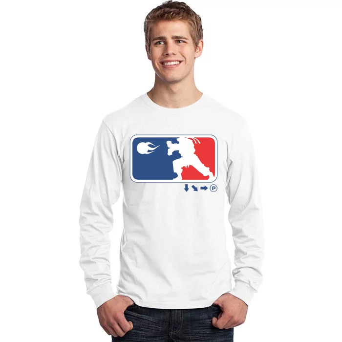 Fighters Video Game League Player Logo Tall Long Sleeve T-Shirt