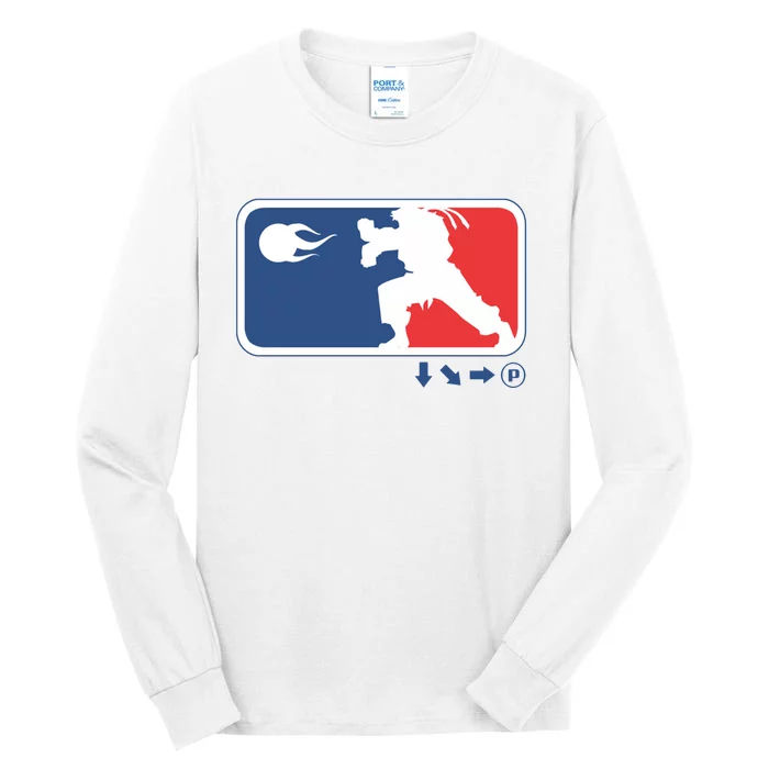 Fighters Video Game League Player Logo Tall Long Sleeve T-Shirt