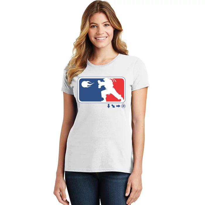 Fighters Video Game League Player Logo Women's T-Shirt