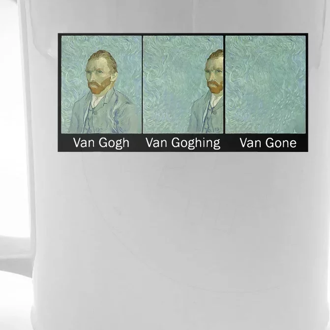 Funny Van Gogh Van Goghing Van Gone Van Gogh Art Painting Front & Back Beer Stein