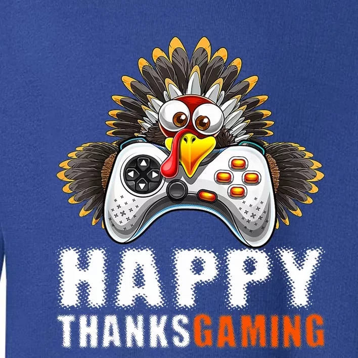 Funny Video Game Console Turkey Thanksgiving Gamers Gaming Toddler Sweatshirt