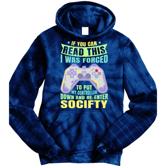 Funny Video Game Lover Geeky Gamer Nerd Gamer Gaming Addict Tie Dye Hoodie