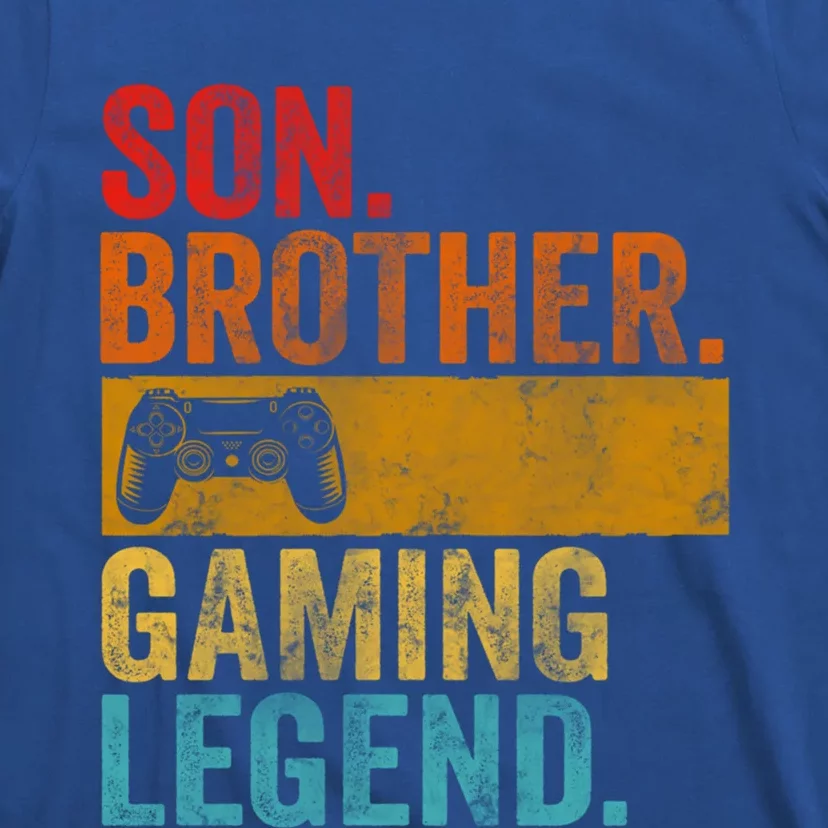 Funny Video Gamer Son Brother Gaming Legend Gift T-Shirt