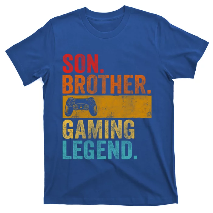 Funny Video Gamer Son Brother Gaming Legend Gift T-Shirt