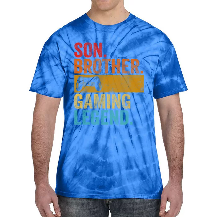 Funny Video Gamer Son Brother Gaming Legend Gift Tie-Dye T-Shirt