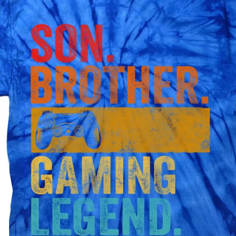 Funny Video Gamer Son Brother Gaming Legend Gift Tie-Dye T-Shirt