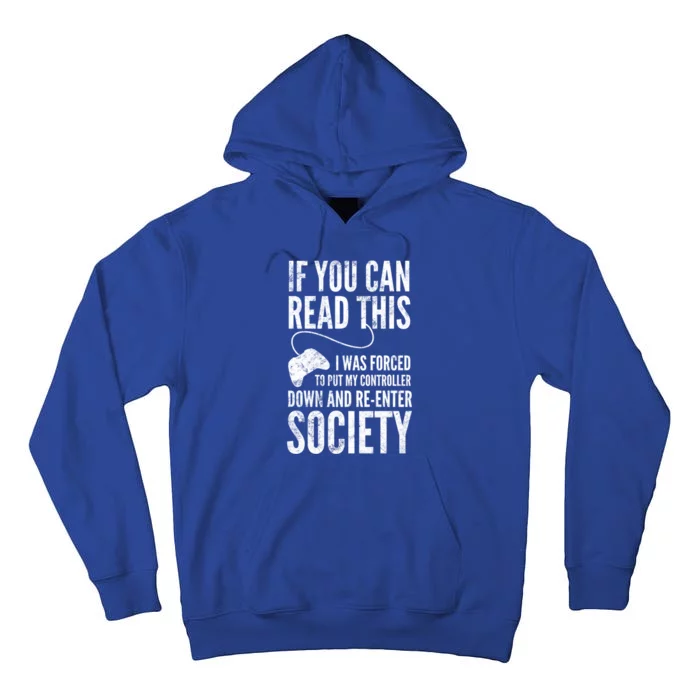 Funny Video Game Gift For Gamers Who Love Gaming Tall Hoodie