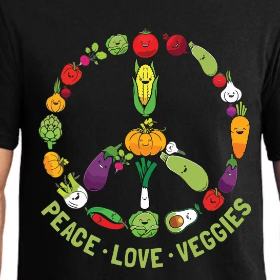 Funny Vegetarian Gift Men Women Cool Vegan Veggie Veganism Pajama Set