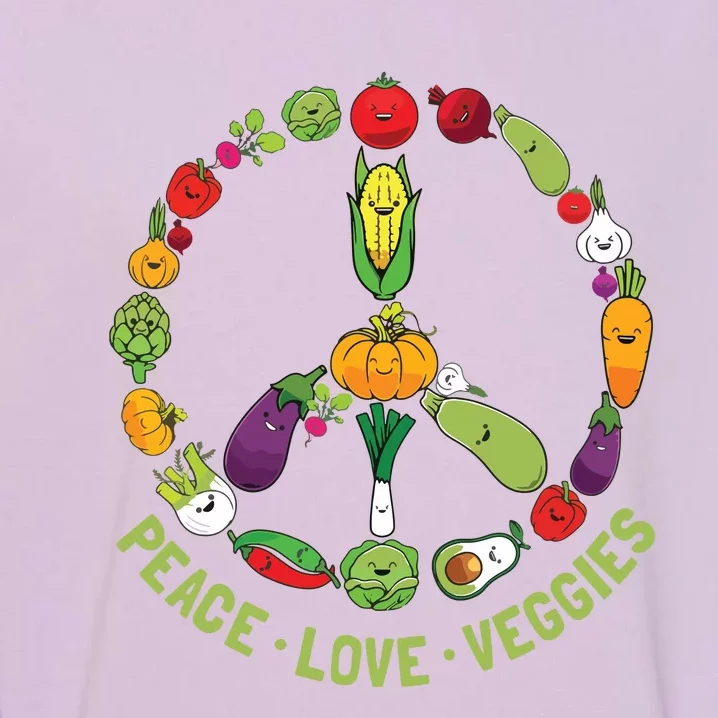 Funny Vegetarian Gift Men Women Cool Vegan Veggie Veganism Garment-Dyed Sweatshirt