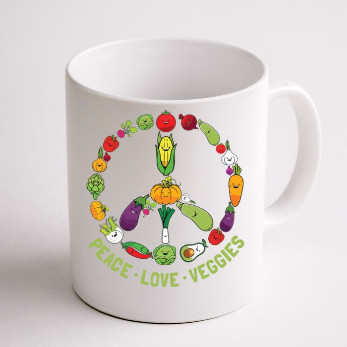 Funny Vegetarian Gift Men Women Cool Vegan Veggie Veganism Front & Back Coffee Mug