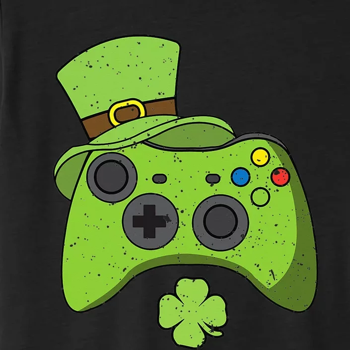 Funny Video Game Console St Patricks Day Gamers ChromaSoft Performance T-Shirt