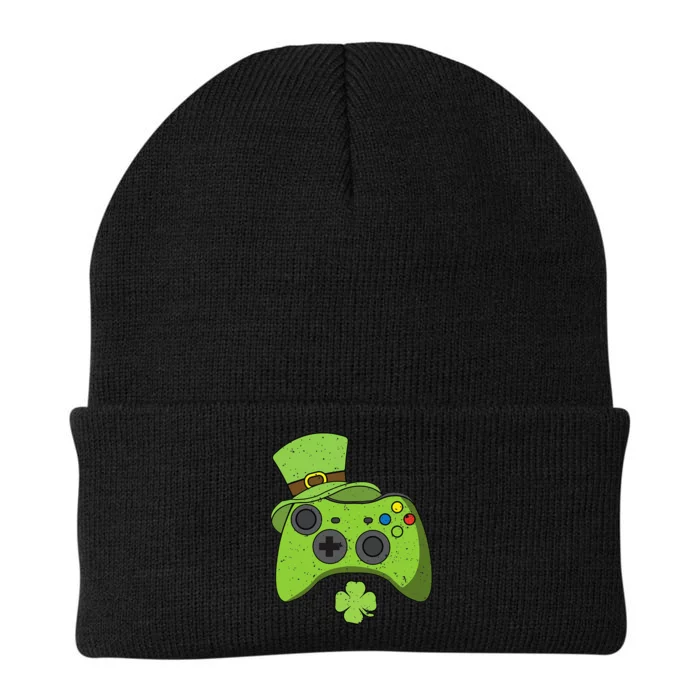 Funny Video Game Console St Patricks Day Gamers Knit Cap Winter Beanie