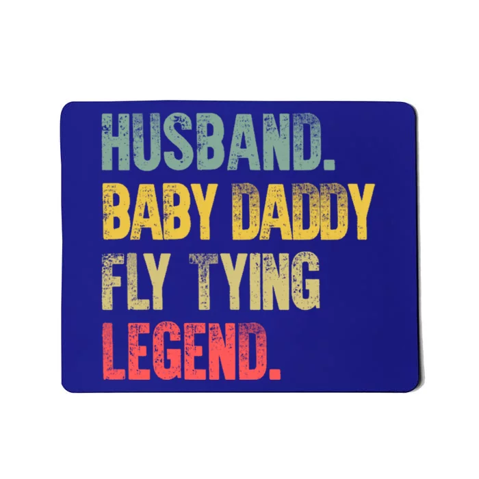 Funny Vintage Husband Daddy Fly Tying Legend Gift Mousepad