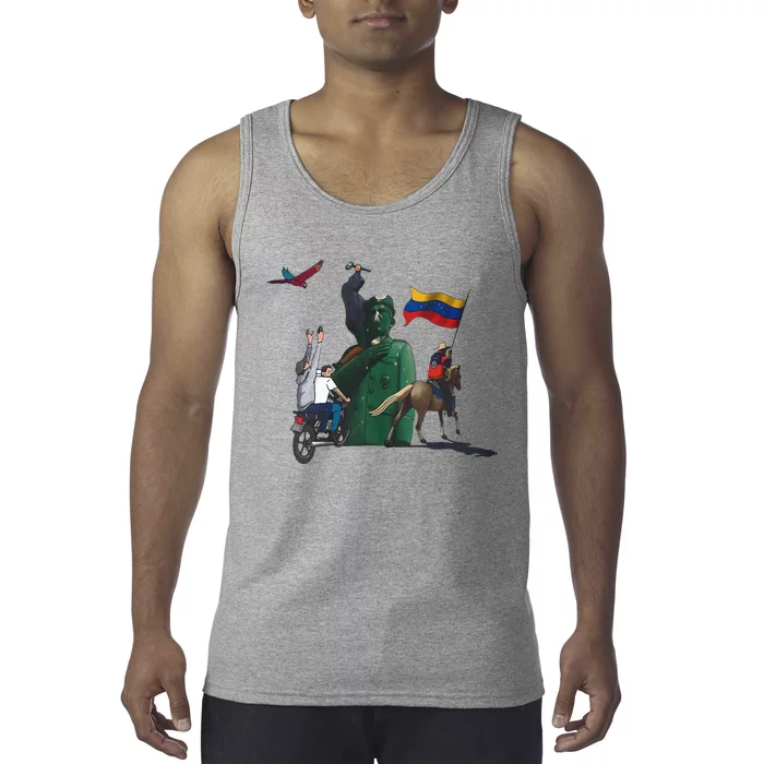 Free Venezuela Hasta El Final Abajo Cadenas Tank Top