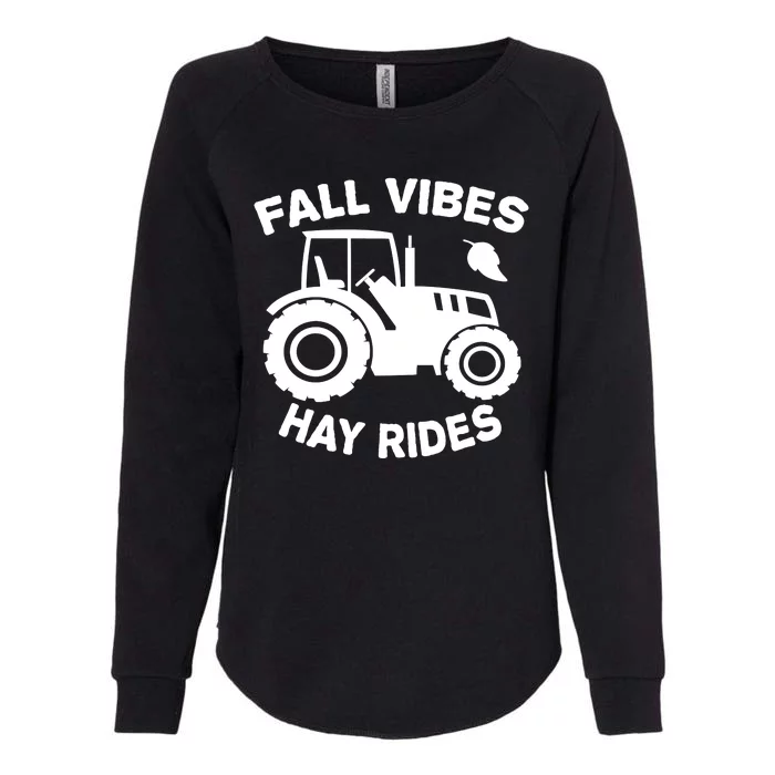 Fall Vibes Hay Rides Season Womens California Wash Sweatshirt