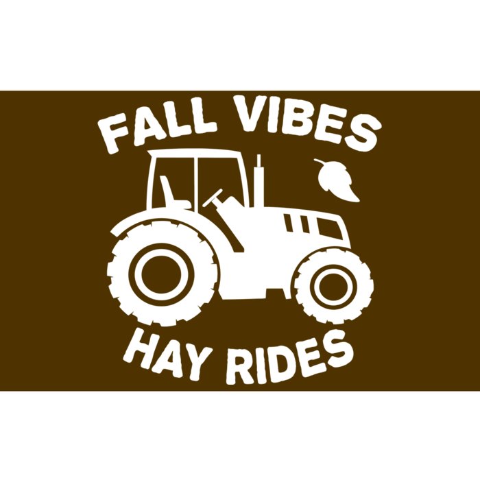 Fall Vibes Hay Rides Season Bumper Sticker