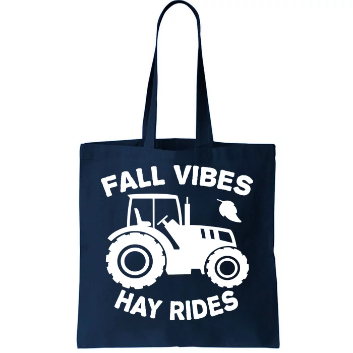 Fall Vibes Hay Rides Season Tote Bag