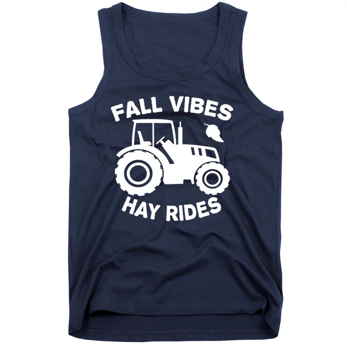 Fall Vibes Hay Rides Season Tank Top