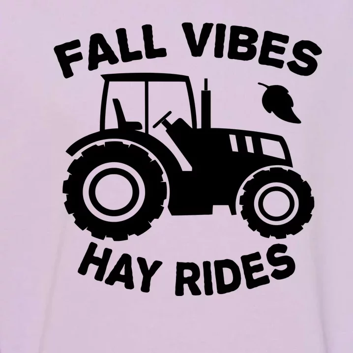 Fall Vibes Hay Rides Season Garment-Dyed Sweatshirt