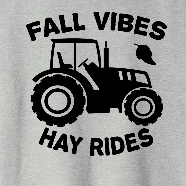 Fall Vibes Hay Rides Season Women's Crop Top Tee