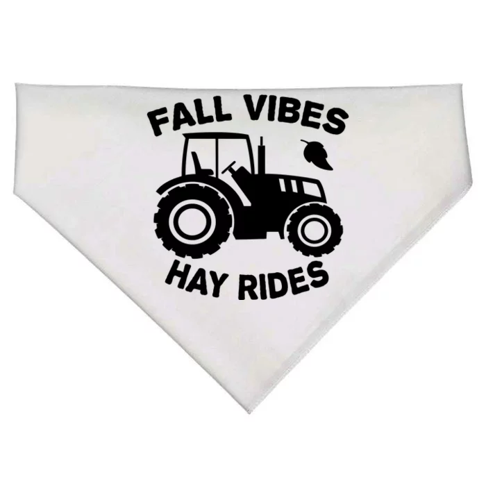 Fall Vibes Hay Rides Season USA-Made Doggie Bandana